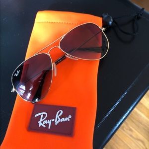 Aviator Brown/Gold Ray Bans